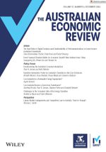 Australian Economic Review 2024 Issue Information