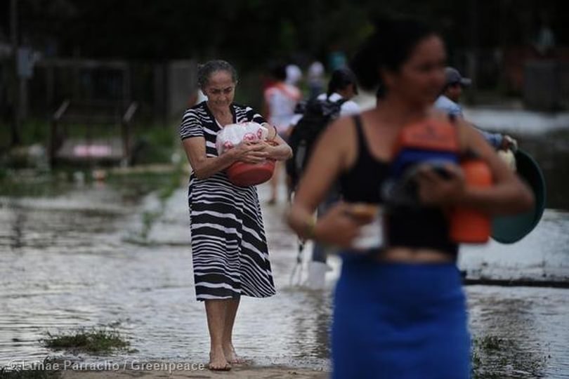 Greenpeace Lunae Parracho Flooding Porto Velho
