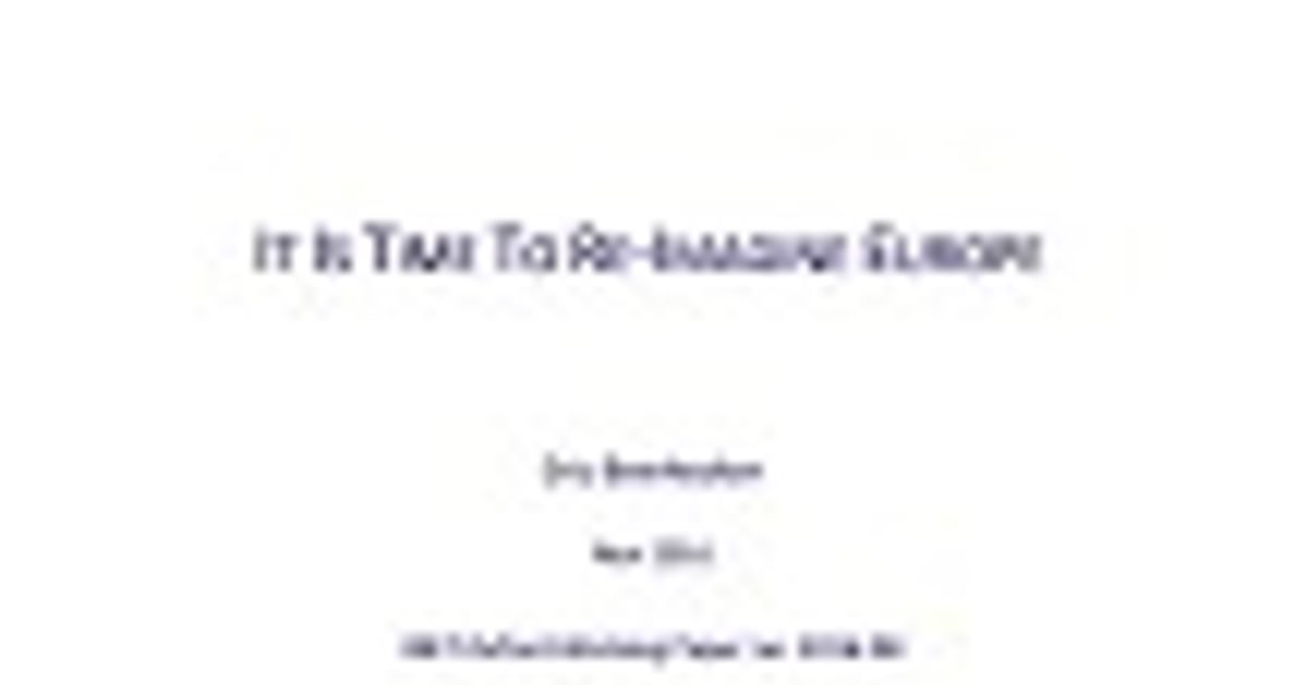 Intergenerational class mobility in Europe: a… | Oxford Martin School