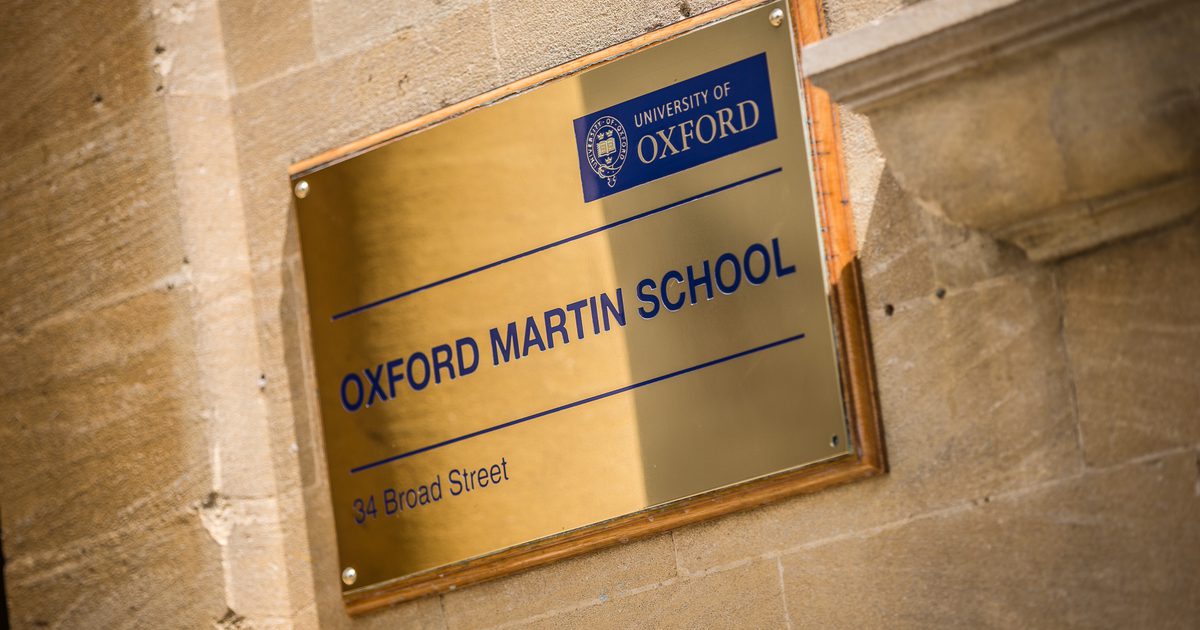 Oxford Martin School University of Oxford