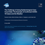 The Example of Confirmed COVID19 Cases and the Weather