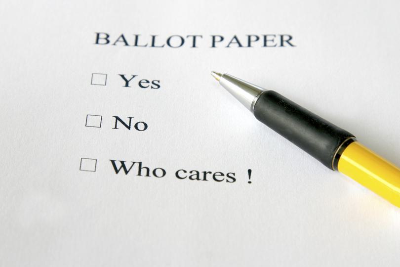 I Stock bjeayes voteruninterested