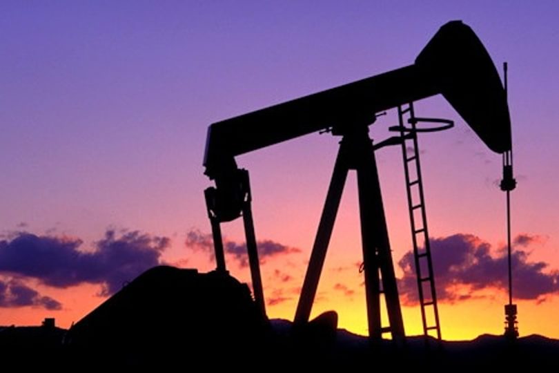 Natural gas well sunset wide